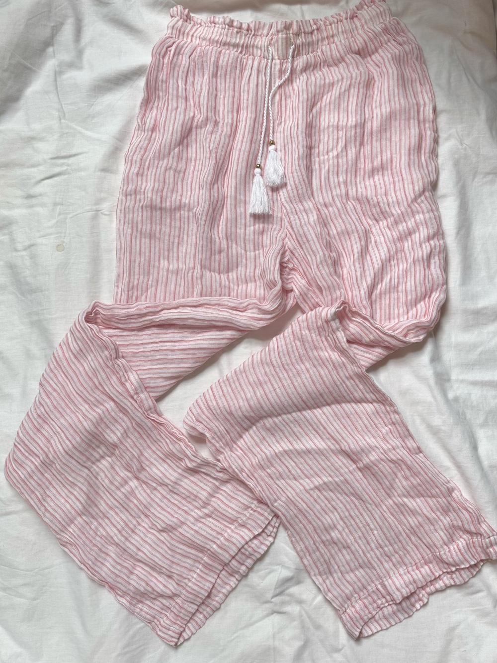 Sundays × Anthropologie Maya Stripe Cotton Pants